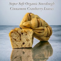 super soft organic sourdough cinnamon cranberry loaf